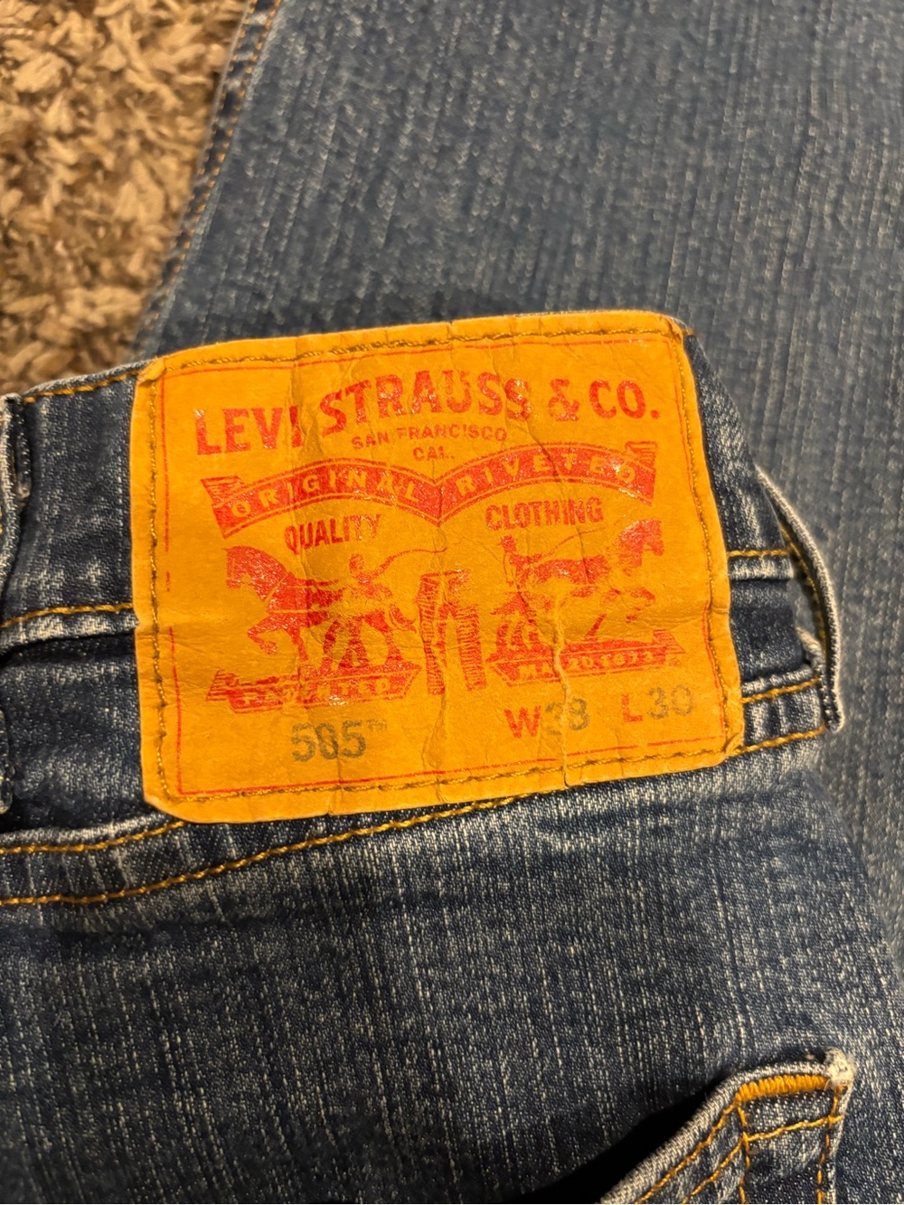 Levi's Men's 505 Straight Fit Jeans